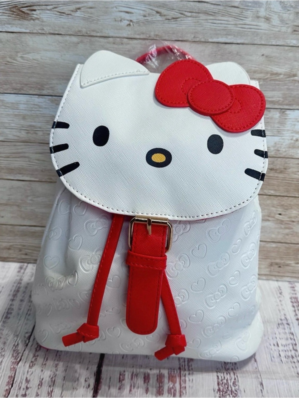 Hello Kitty Drawstring Backpack Purse